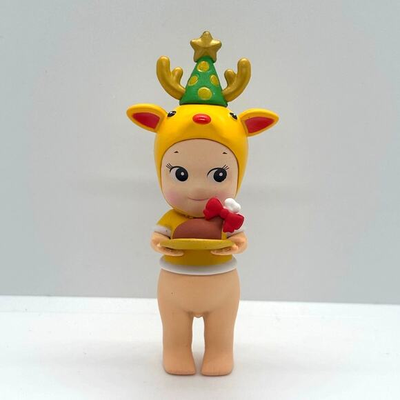 Unbranded Other - New Kewpie/Angel Collectible Mini Figure, Christmas Reindeer, Open Blind Box